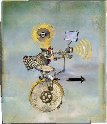 illustration of Magazine cover - innovator's 2008