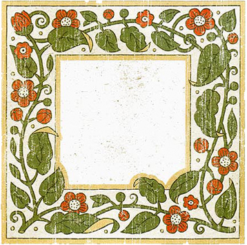 illustration of wooden picture frame