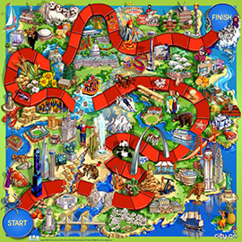 illustration of Design, Digital, Architectural, Children, Education, Fantasy, Maps, Product, Toys & Games, Travel