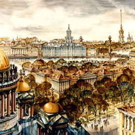 illustration of Pen & Ink, Watercolor, Architectural, Corporate, Editorial, Education, Greeting Cards, Historical, Landscape, Travel