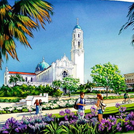 illustration of Fine Art, Realism, Watercolor, Architectural, Book Covers, Editorial, Education, Leisure, Posters, Romance