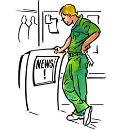 illustration of Graphic, Impressionistic, Line with Color, Painterly, Watercolor, Humor, Editorial, People, Political