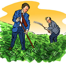 illustration of Figurative, Line with Color, Painterly, Stylized, Tempera, Watercolor, Corporate, Editorial, People
