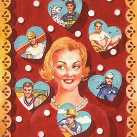 illustration of Conceptual, Figurative, Mixed Media, Humor, Editorial, Leisure, People, Portrait, Romance