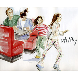 illustration of Figurative, Line with Color, Children, Editorial, Leisure, Packaging, People, Product, Lifestyle, Feminine