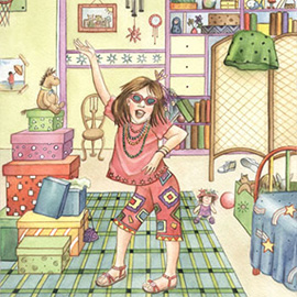 illustration of Watercolor, Children, Children's Books, Fantasy