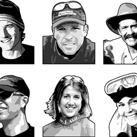 illustration of Digital, Graphic, Stylized, Technical, Celebrities, Editorial, Icons, People, Portrait, Sports