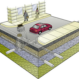 illustration of Digital, Line with Color, Technical, Editorial, Industrial, Information Graphics, People, Scientific, Technology, Transportation