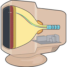 illustration of Digital, Line with Color, Technical, Computers, Industrial, Information Graphics, Product, Scientific, Technology