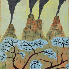 illustration of Conceptual, Graphic, Painterly, Book Covers, Editorial, Health, Landscape, Nature, Political, Science