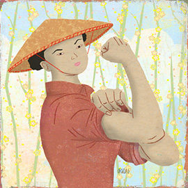 illustration of Conceptual, Graphic, Painterly, Book Covers, Character Development, Editorial, Political, Portrait, Feminine