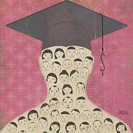 illustration of Conceptual, Graphic, Painterly, Annual Report, Book Covers, Children's Books, Education, Family, People, Political