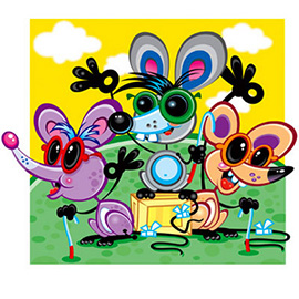 illustration of Caricature, Cartoon, Digital, Humor, Animals, Character Development, Children's Products, Packaging, Toys & Games, Web Illustration