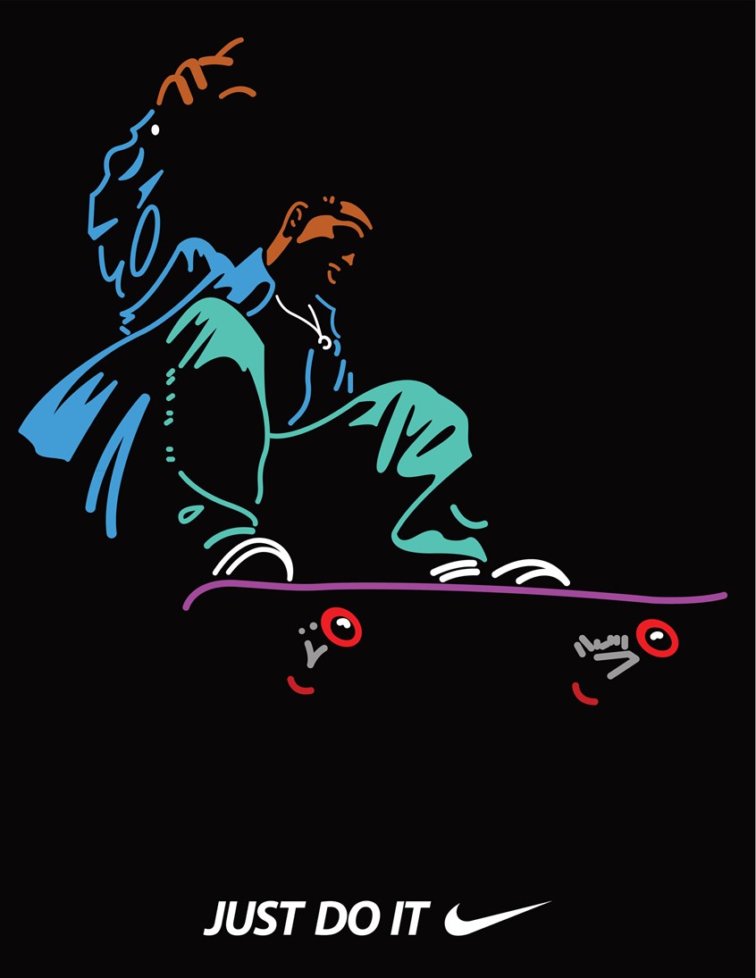 illustration of Nike - Just do it. Skateboarding!
Terrance Gaylors animation anime motion graphics after effects photoshop motion design cgi character design motion Character Development character concept character designer character design animation art kid’s art illustration for kids children’s book illustration children’s art children’s illustration children’s illustrator Children’s animator apps games toys animator illustrator