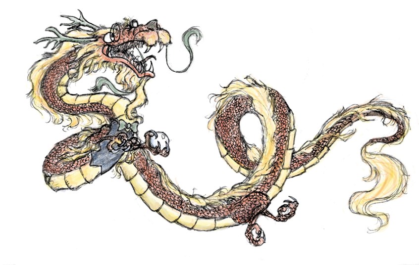 illustration of An illustration of a Chinese dragon for the chinese new year.
Bow Tie Guy, Bow Tie, Children's Book, Picture Book, Character Design, Asia, Fun, Whimsical, Animals, Monster, Creature, Myth, Fantasy, Illustrator, Asia, Art, Artist, Line, Wildlife, Animal, Children, Story Book, Character, Cover, Picture, Literature, Design, Greeting Card, Tale, Cultural, anthropomorphism, China, Flying,