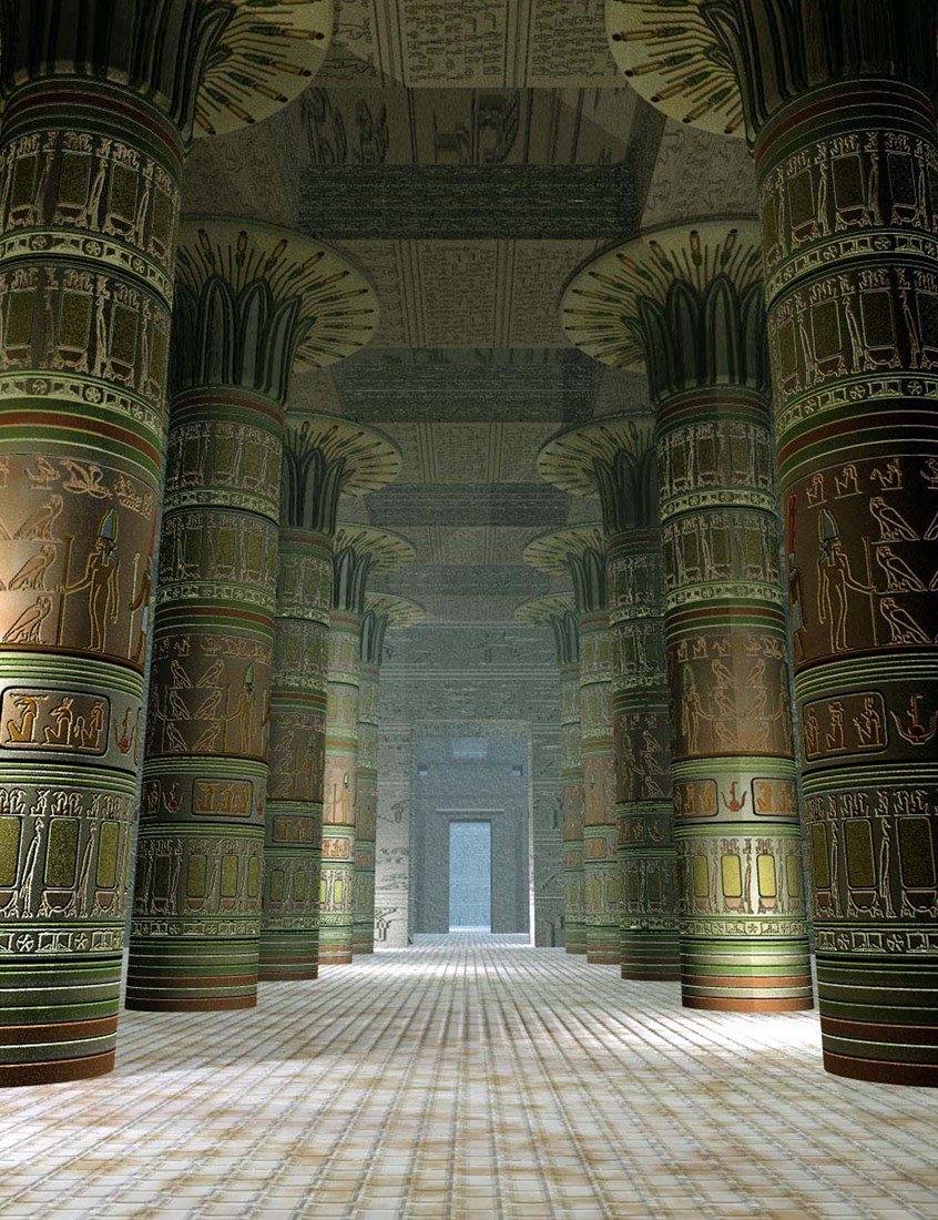 illustration of 3D rendering of Karnak Temple in Egypt, 3D illustration, CGI, Adobe photoshop images, Vector Images, Historical images, Technical Images, Science, Scientific images, Photorealism, Montages, Products, Maps, Animation, Scientific animation, Astronomy, People, Animals, Archeology, Architecture, Cutaways,