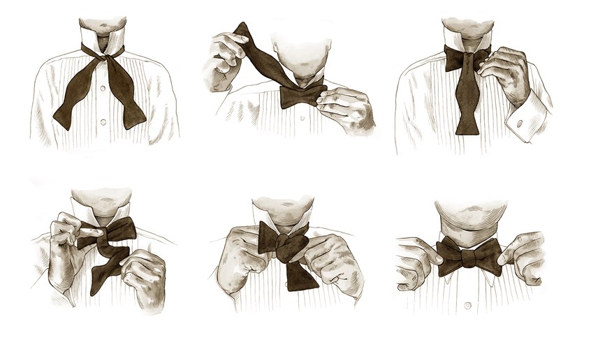 illustration of How to tie a bowtie, for Esquire Magazine.
bowtie, tie, dress clothes, suit, tuxedo, fashion, men's fashion, instructional, watercolor, dress, men's clothing, style, men's style, online clothing, clothing, shirt, masculine,