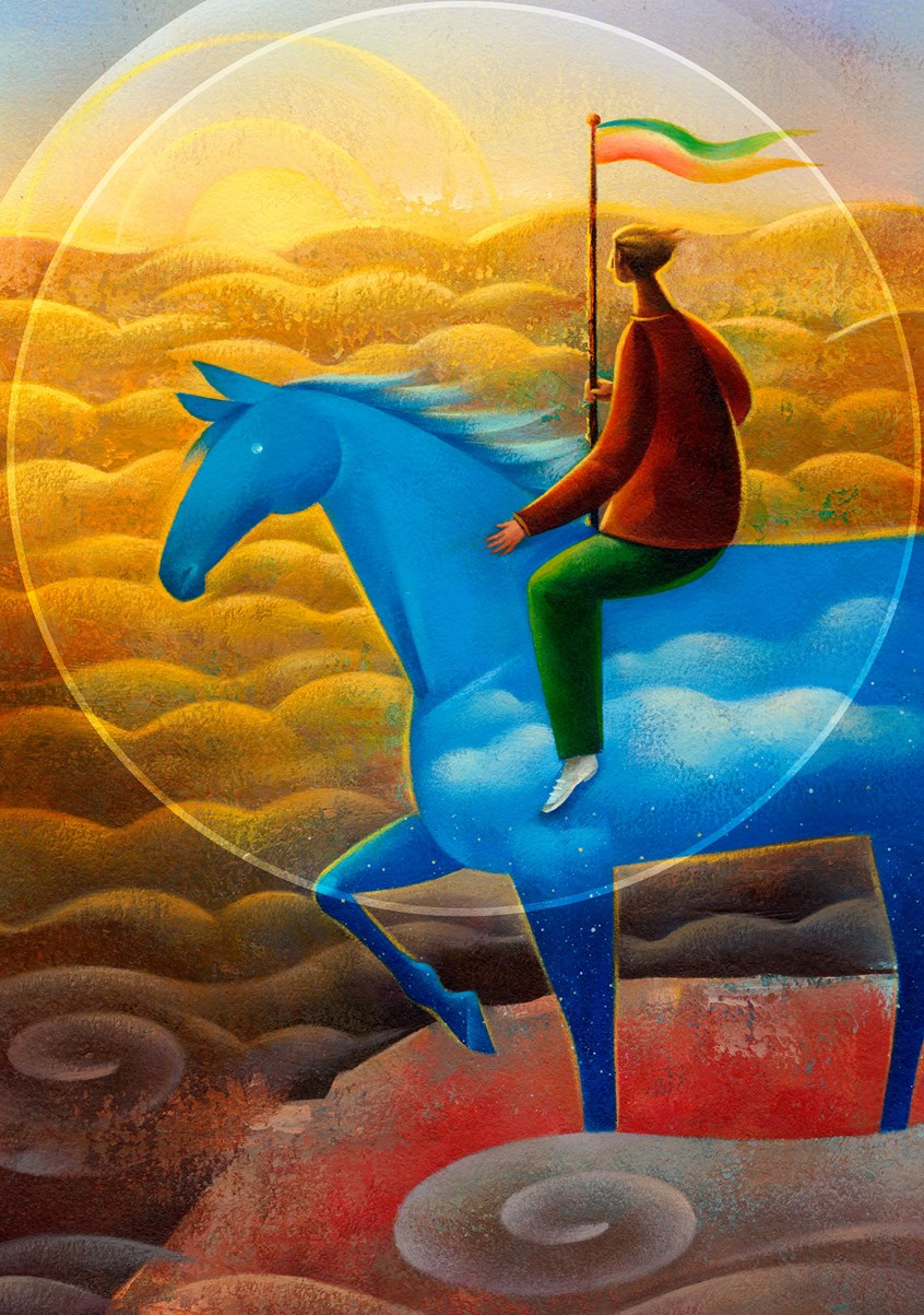 illustration of #childrensbooks #childrenspublishing #childrensillustrators #childrensillustration #childrensbookartist #characterdesign #fairytales #picturebooks #picturebookillustration #picturebookartist #painterly #powerofintention #spiritual #horse #human