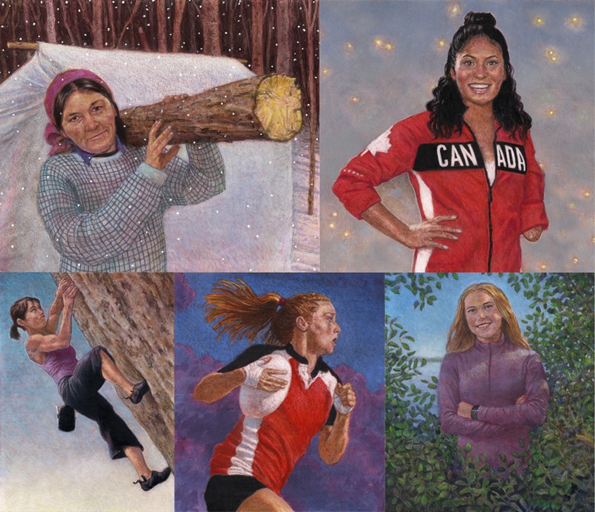 illustration of Amazing Atlantic Canadian Women: Fascinating Stories of Excellence and Determination