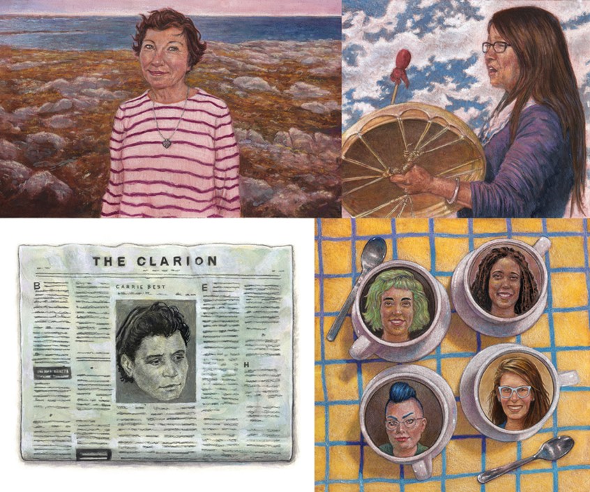 illustration of Amazing Atlantic Canadian Women: Fascinating Stories of Excellence and Determination