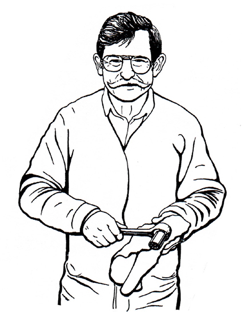 illustration of ink, worker, machnic, wrench, cloth, work, job, drawing, black and white
Keywords: Black & White, Cartoon, Figurative, Comic Book, Industrial, Information Graphics
© James Bentley