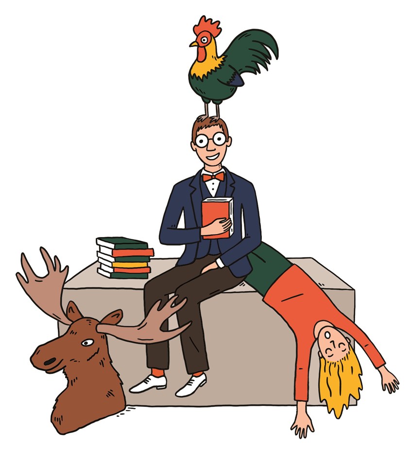 illustration of For the Nebraska Alumni magazine's alum's most vivid classroom memory?