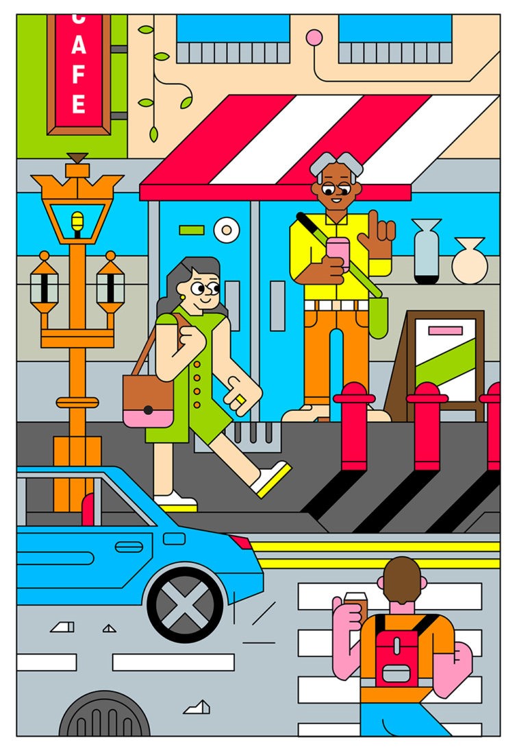 illustration of character design, editorial illustration, branding, magazines, publishing, digital health, comic, cartoon, children, children's books, logo, icon, gaming, games, toys, packaging, animation, cars, automotive, shops, retail, shopping,