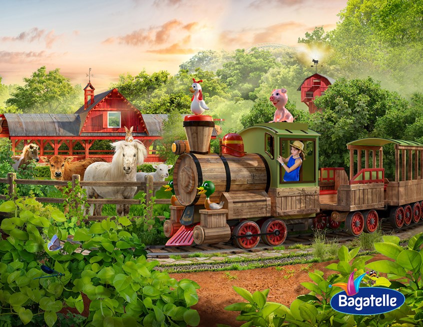 illustration of F/C illustration of girl conducting a train, cgi image, adobe photoshop image, adobe vector image, digital image, people, teens, photo illustration, realistic images, animation, portraits, children books, book covers, medical illustrations, magazine illustrations, products, animals, landscapes, science fiction illustrations, sci-fi, fantasy, social studies, architecture, illustrations of kids, science, montages.