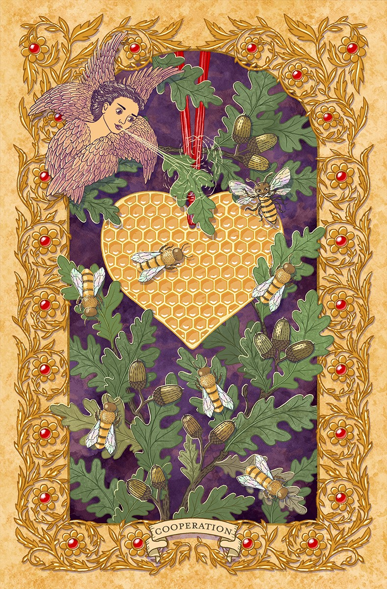 illustration of The Waltz Of The Honeybees from Twentyone Olive Trees: A Mother’s Walk through the Grief of Suicide to Hope and Healing written by Laura Formentini