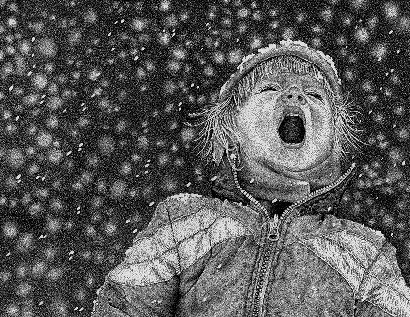 illustration of Easy to read, learning to read, fun story
funny illustrations, snow, cute
teach children, creative, young readers, Children’s Fantasy, education, realistic illustrations, mother & daughter, father & son, family, family time, imagination, beautiful images, girl, black and white illustration, pen and ink, winter, story time