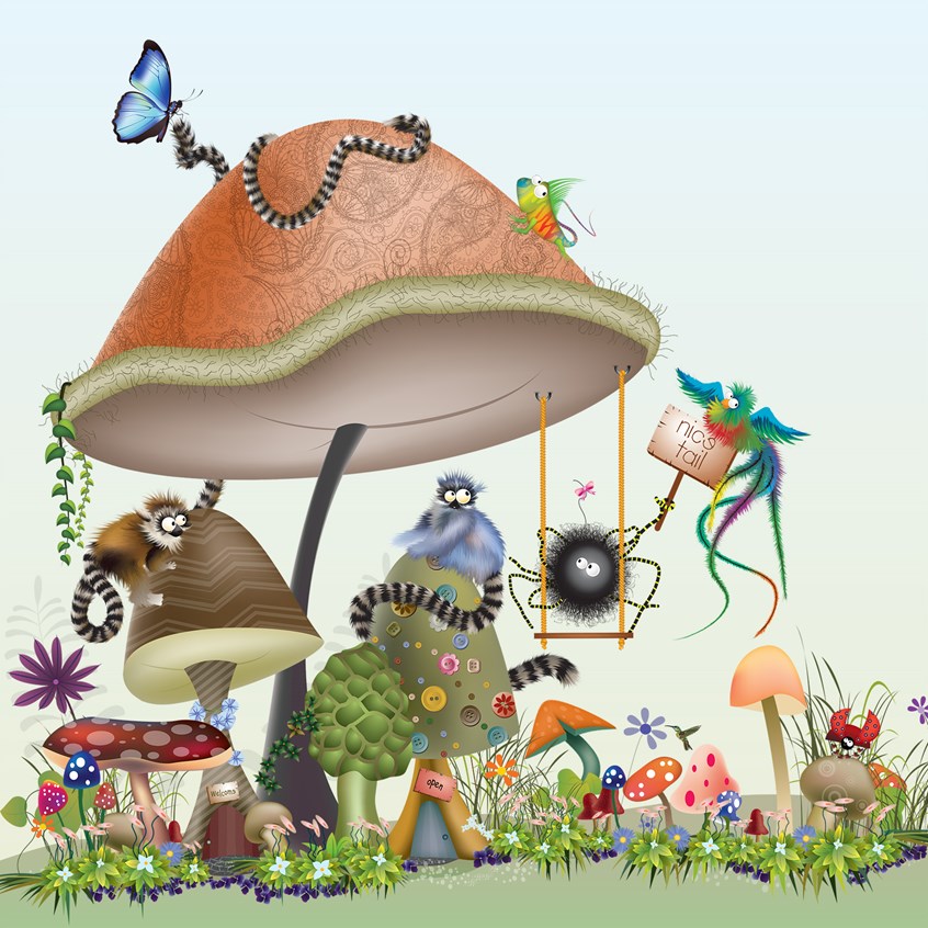 illustration of easy to read, learning to read, fun story,
funny illustrations, fantastical world, teach, children, animals, creative, young readers,
Children’s Fantasy, Magic Books, Nature Books,
Education, mother & daughter, father & son
family, family time, imagination, beautiful images, spring, flowers, mushrooms, animals, vines, bugs, licensing, whimsical, holiday, imaginary animals, story time,