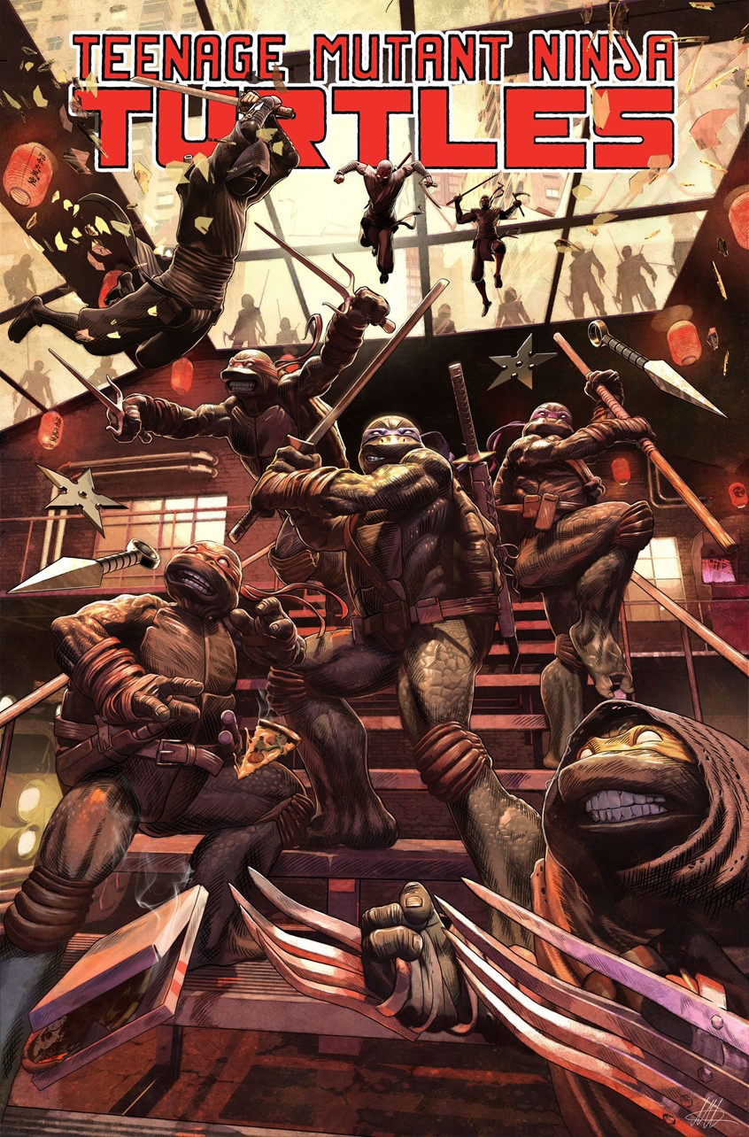 illustration of Cover commissioned by IDW for the latest run on IDW and Nickelodeon's Ninja Turtles title.
Designed in 3D using Zbrush, Keyshot and Photoshop.
Comics, Covers, Superheroes, Turtles, Ninjas, Heroes, IDW, Nickelodeon
Character design, Publishing, Action