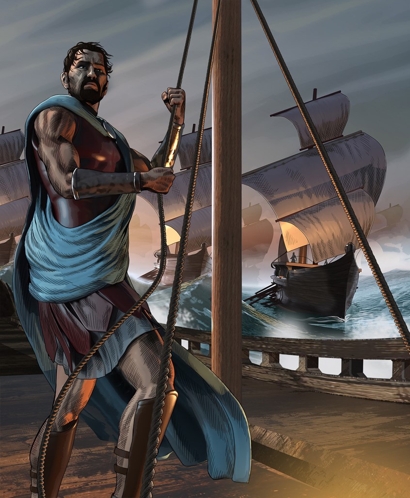 illustration of
Designed in a blend of 2D and 3D using Zbrush, Keyshot and Photoshop.
Xerxes, Comics, Covers, Heroes, Villains, Photoshop, Keyshot, Rendering, Publishing, books, Zbrush, Sculpture, Characterdesign, Art, CGI, Comics, concept art, artstation, pixologic, character, photoshop, clipstudio, 3dart, Keyshot, Drawing, Artist, Creative, Illustration,