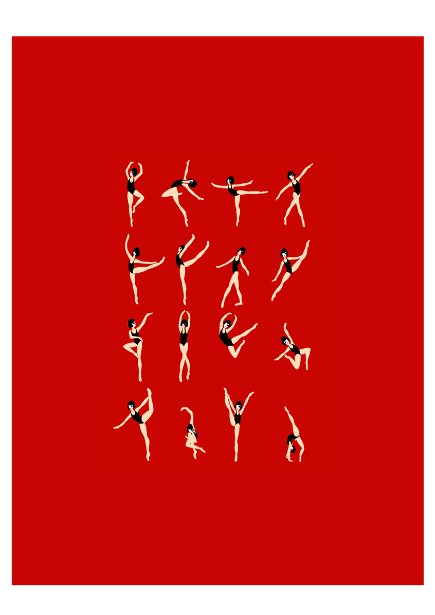 illustration of Tiny dancers dancing.
Illustrator, illustration, art, graphic design, artwork, editorial, magazine, newspaper, digital, digital art, social media, print, concept, idea, poster, portrait, people, women, women's power, lifestyle, dancers, tiny dancers, kiss, kiss the band, classic dance, flexibility.