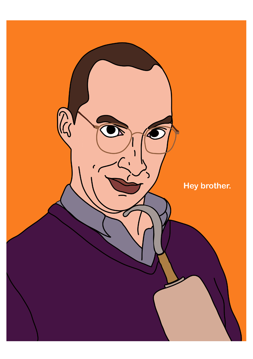illustration of Imaginative advertising campaign for the Netflix show Arrested Development, announcing the season 3.
Tv show, show, serie, Arrested Development, Netflix, streaming, advertising, ad, entertainment, commercial, illustrator, illustration, art, graphic design, artwork, editorial, magazine, digital, brand, branding, brand identity, marketing, campaign, ad campaign, advertising campaign, print, concept, idea, poster, portrait, people, actors, acting, orange, advertisement.