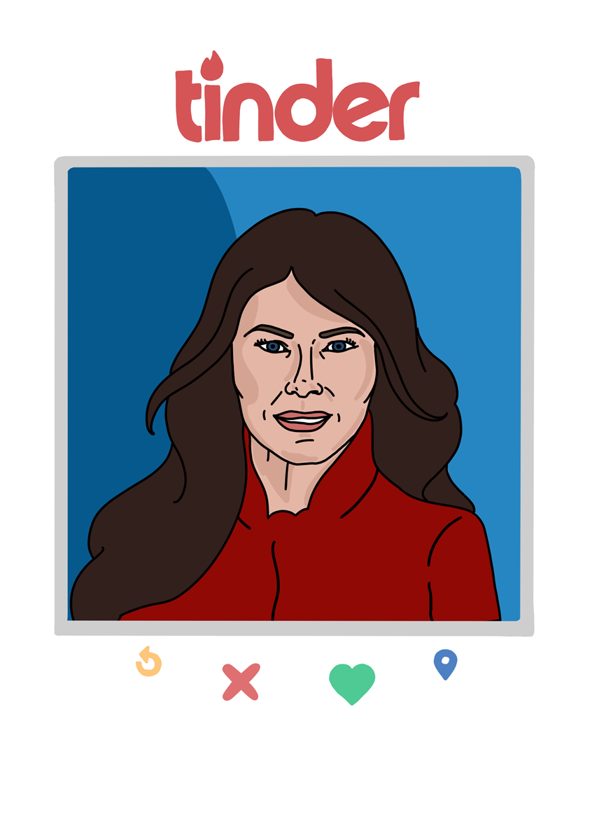 illustration of Melania Trump's profil picture on Tinder.
#woman #love #tinder #melania #divorce #politics #flotus #firstlady #makeamericahateagain ##makeamericagreatagain #republicanparty #trump #usa #portrait #illustration #art #drawing #artist #digitalart #artwork #sketch #illustrator #digitalillustration #procreate #creative