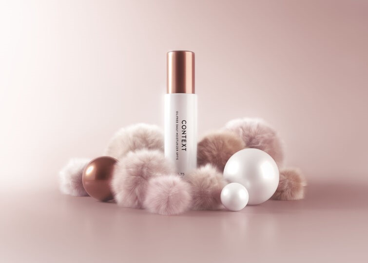 illustration of packaging, FMCG, CGI, 3D, photorealistic, photoreal, Chanel, chic, feminine, cosmetics, fashion, fashion and beauty, smooth, shiny, texture, branding, advertising, premium, perfume, product, poster, retail, pack shot, fluffy, texture, soft,