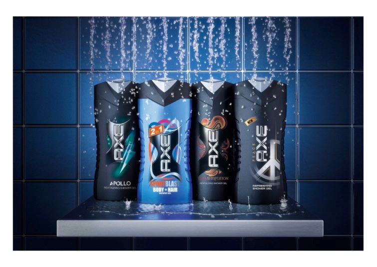 illustration of packaging, FMCG, CGI, 3D, photorealistic, photoreal, packs, packshots, personal care, cosmetics, branding, advertising, poster, special effects, brand, masculine, cosmetics, shampoo, shower, bathroom, product, illustration, sports,