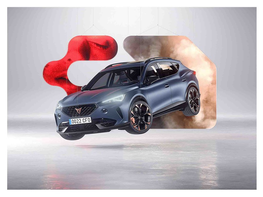 illustration of car, automotive, digital sculpture, family, adventure, abstract, form, logo, branding, poster, product, industrial, mobile, exhibition, CGI, 3D, suspended, cloud, cloudy, wires, motion, excitement, face, photograph, dynamic, industrial, masculine, electric, eco, ecological, environment, lighting,