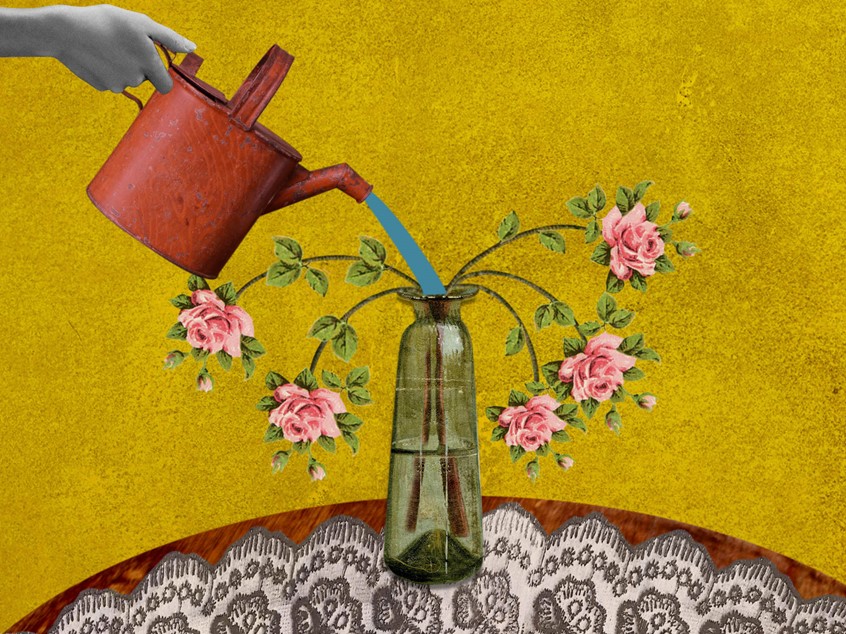 illustration of An experimental film depicting the rage and frustration of housework during late Victorian and Edwardian era. artist residency, artist in residence, collage animation, collage artist, experimental animation, home, housewife, housework, domesticity, women's history #herstory homemaker, feminism