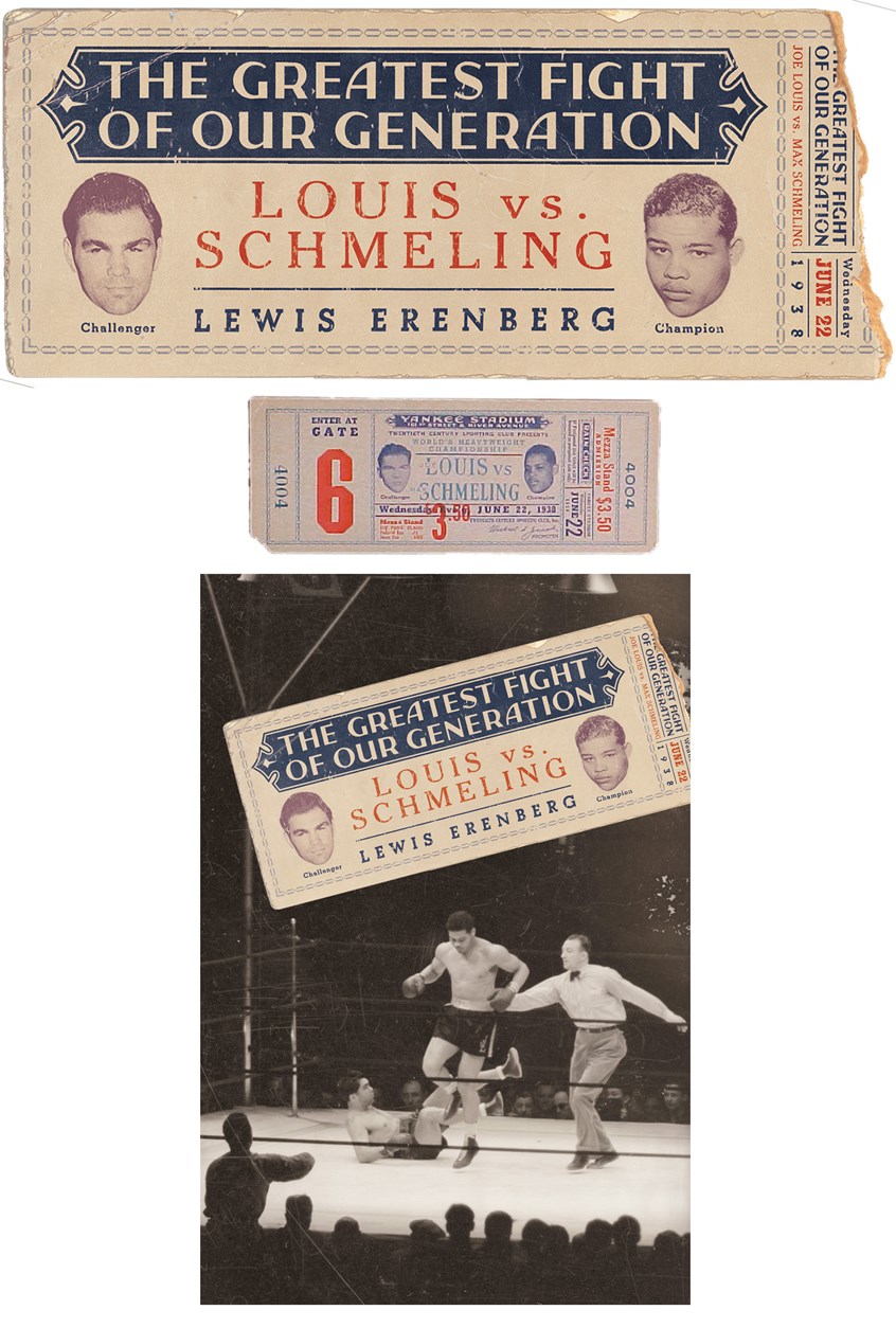 illustration of CLIENT: Oxford University Press. ART DIRECTOR: Kathleen Lynch.
Keywords: sports, boxing, fight, champion, distressed, typography, 1930's, greatest, ticket, broadside
