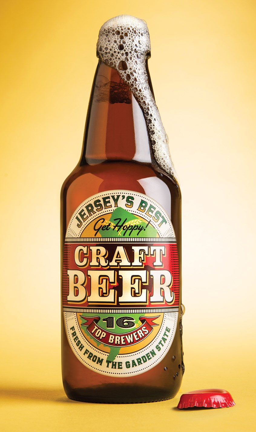 illustration of Label design and illustration for New Jersey Monthly's March 2016 magazine cover. CLIENT: New Jersey Monthly. ART DIRECTOR: Laura Baer.
Beer, craft beer, labels, label, beer label, best, New Jersey, brewer, brewery, bottle