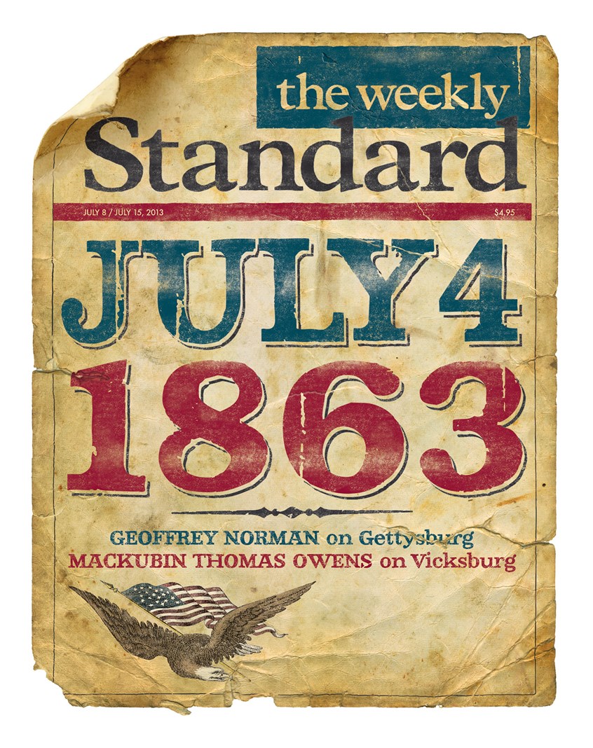 illustration of CLIENT: Weekly Standard magazine. ART DIRECTOR: Philip Chalk.
July 4th, parchment, 19th century, 1800s, Gettysburg, distressed, 1863, Declaration of Independence