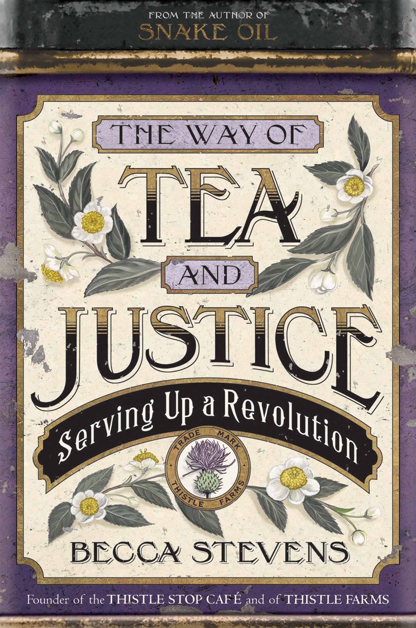 illustration of The art direction was to design this cover to look like a 19th century tin can. My rough sketch showing the integration of tea leaves and flowers was transformed into beautiful illustrations by Christina Wald. CLIENT: Jericho Books. ART DIRECTOR: Jody Waldrup.
—To see more of my book covers please go to JONVALKDESIGN.COM—
19th century, 1800s, 1900s, distressed, label, flowers, gold, product