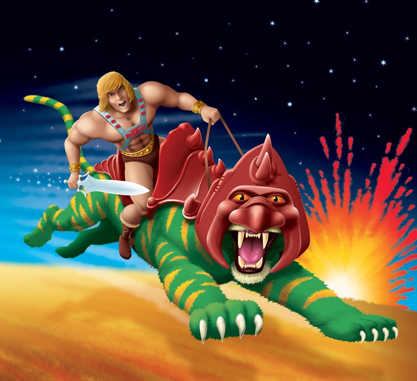 illustration of Way back in the 1980's I illustrated the Masters of the Universe books for Ladybird. I was learning on the job back then, and looking back it shows! I thought that I would re-do one of my old illustrations while I had some time on my hands. It was fun to re-visit this iconic Mattel character.