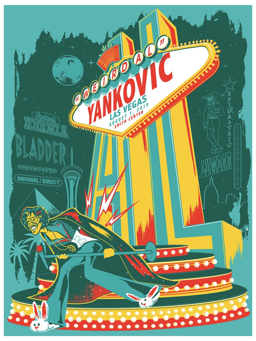 illustration of Illustrated concert poster I made for VIP ticketholders to