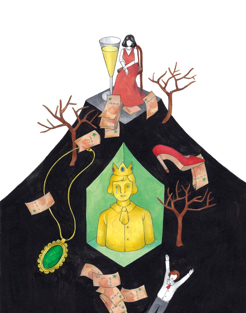 illustration of the article ''modern fairytales''
Illustration for