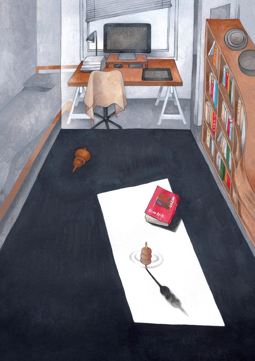 illustration of My new series called '' Private Room'' . By observing the room of my friend, I found it not only reveal a person habit but also found a connection story between our relactionship.
Room is the private place of a person and always reflects their personality.
#room #decor #invisible #secret #object #time # spinningtop #conceptualillustration #book #illustration