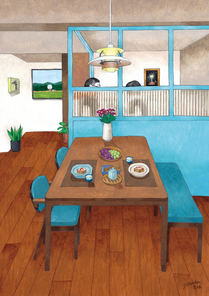 illustration of My new series called '' Private Room'' . By observing the room of my friend, I found it not only reveal a person habit but also found a connection story between our relactionship.
Room is the private place of a person and always reflects their personality.
#room #decor #dinnerroom #warm #object #conceptualillustration #table #illustration