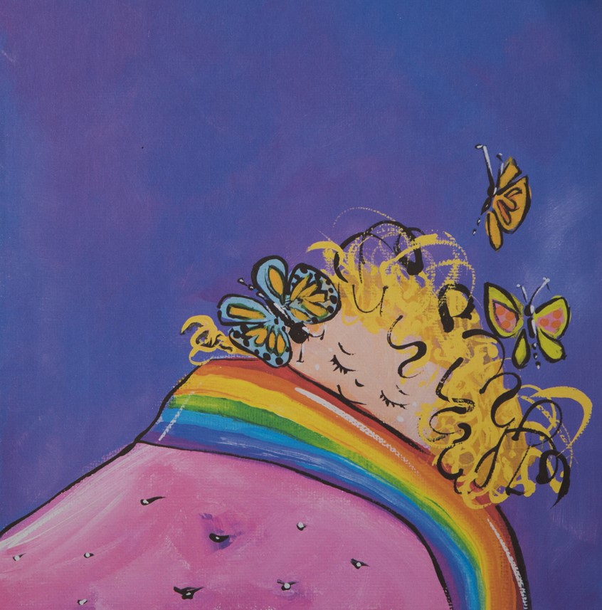 illustration of Tearsheet from picture book published by Orange Hat Publishing depicting
